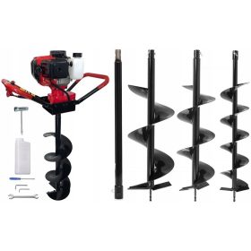   MEGA SET DI ESTENSIONE PER TRAPANI PER TERRENO COCLEA A BENZINA FORTE