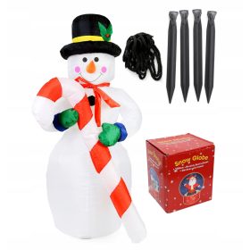    Lampade per albero di Natale diverse |. PUPAZZO DI NEVE GONFIABILE CON LOLLIME Pupazzo di neve ILLUMINATO da 180 cm per 10 luci