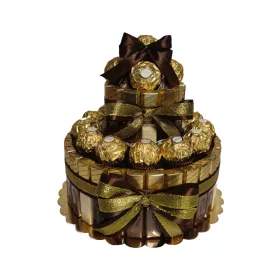    Torta Nibytorcik composta da caramelle Merci e Ferrero, 1 kg