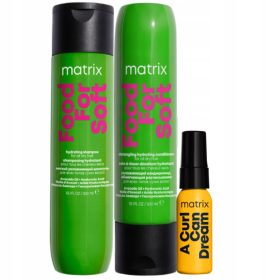    Matrix Food For Soft: shampoo per capelli secchi, balsamo idratante 300ml