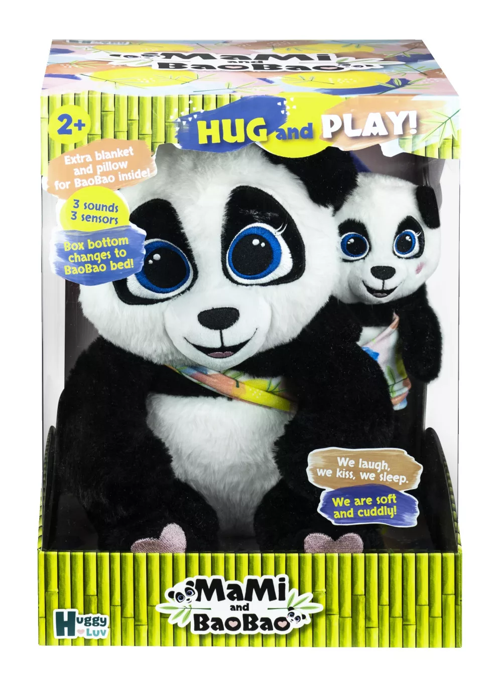 TM Toys Panda interattivo Mami e Baby Panda Baobao 0372 - WW