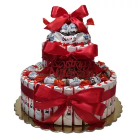    Torta Nibytorcik composta da caramelle Kinder Schoko Bons, 1080 g