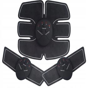    3x Elettrostimolatore Addome Schiena Braccia Cosce Gambe Collo Glutei TENS EMS