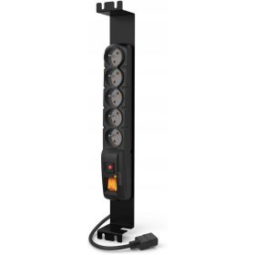    Acar F5 FA RACK Cavo prolunga strip IEC, 3m, 5 prese, anti-sovratensione