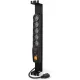  Acar F5 FA RACK Cavo prolunga strip IEC, 3m, 5 prese, anti-sovratensione