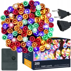    Springos Luci per albero di Natale da esterno 15,5 m 201 - 300 luci