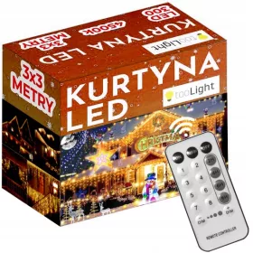    TOOLIGHT luci per albero di Natale da esterno 4 m 201 - 300 luci