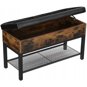    Scarpiera Zanzara con seduta 70,1 x 45,2 x 30,1 cm tonalità marrone