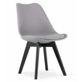  Sedia MARK - gambe grigie/nere x 4