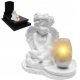 Angelo Decorativo da Giardino e Tomba con Lampada Solare LED