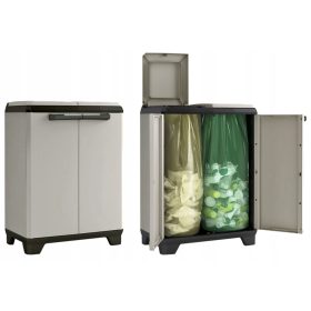   Contenitore per la raccolta differenziata Keter 246640 grigio e nero