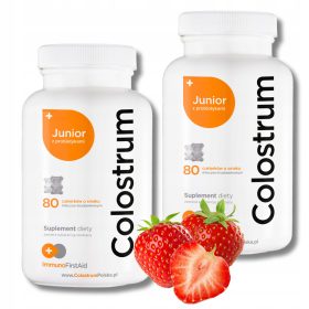   Colostrum Junior con Probiotico, Vitamina C e Zinco per Bambini - 80 compresse