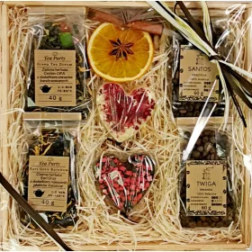  CESTINO REGALO Set Caffè Tè Cioccolato CONFEZIONE REGALO