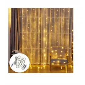    LAMPADE TENUTA A LED 300 3m x 1m catena da esterno COLORE CALDO