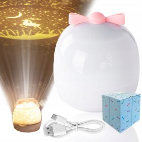    LAMPADA NOTTURNA PROIETTORE STELLE GALAXY LED USB PER BAMBINI REGALO DI NATALE