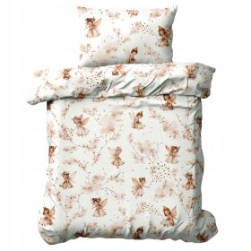    Lenzuola in cotone 160x100 60x50 per lettino fata ed elfi 154Nbe