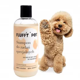    Shampoo Vegano per cani con compiti speciali FluffyPet 300ml