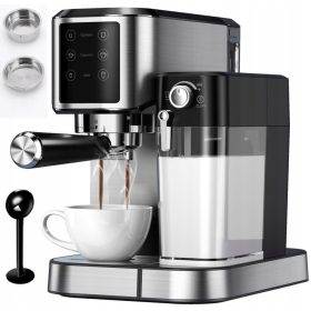    Macchina per caffè espresso portafiltro Kerch Maestro 1350 W, argento/grigio