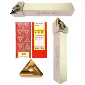   Coltello girevole SH MTJNR 25x25 M16 1 pz + inserti SH TNMG 160408-R AX 4025 10 pz.