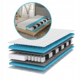    Materasso a molle insacchettate Tompol Vinotti 80 x 190 x 15 cm H3