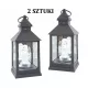 Set di 2 Lanterne Grigie a LED con Angioletto