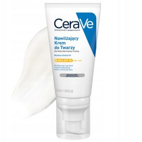  CeraVe Crema Viso Idratante SPF 50, 52ml - Per Pelli Normali e Secche