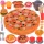  Set Pizza Grande Fast Food per Bambini con Velcro 42
