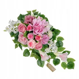    Splendida decorazione per cimitero - XXL, bouquet per tomba CHECK, fiori artificiali