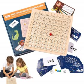    Tabella di moltiplicazione Tabella di moltiplicazione del gioco di logica Zoo Animals Multicolor