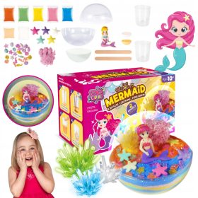    KIT COLTIVAZIONE CRISTALLI LED SIRENA ACQUARIO CREATIVA MAGICA E COLORATA