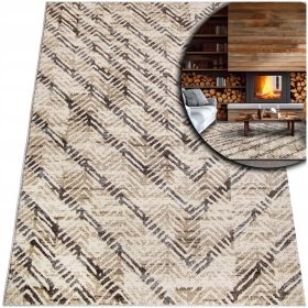  TAPPETO AVVENTURA MODERNO PER SOGGIORNO BEIGE 120x170