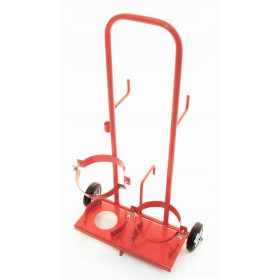 Supporto con ruote, bombola di ossigeno 5l, propano 1kg