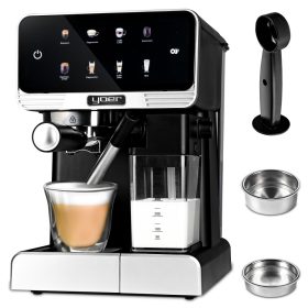    Macchina per caffè espresso automatica Yoer Creamo 1350 W, nera