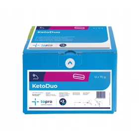   KETO DUO Bolo per Mucche per l'energia della CHETOSI + RIGENERAZIONE DEL FEGATO 6 dosi