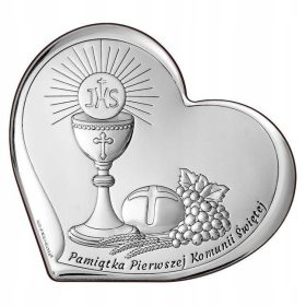    Quadro per la Santa Comunione, ricordo della Prima Comunione, 8x7,3 cm