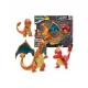  POKEMON 3 Figure Charmander Charmeleon Charizard