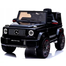    Mercedes AMG G63 per bambini Nera + Telecomando + LED MP3 + Avvio gratuito + EVA +