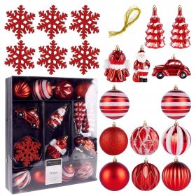    Set di palline - Palline di Natale per albero di Natale, infrangibili, 20 pz.