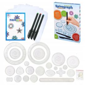    SET DI DISEGNI CON SPIROGRAFO GIOCATTOLO EDUCATIVO PER BAMBINI
