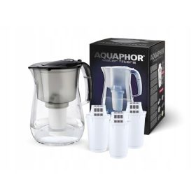    Caraffa filtrante Aquaphor Caraffa Aquaphor Provence + 3 inserti A5, nero 4,2 l nero