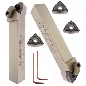   Coltello girevole SH MWLNL 20x20 K08 1 pezzo + 3× Inserto 1 pezzo SH WNMG 080408-SH SH1315