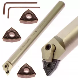   Coltello girevole SH FI 25 S25S MWLNR 08 1 pezzo + 3× inserto 1 pezzo SH WNMG 080408-SH SH1315