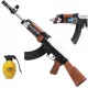  Pistola a sfera per fucile Ak47 con laser+