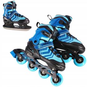    Pattini a rotelle Nils Extreme NH18192A Neri, Blu, taglie 39-43