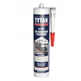 Tytan Silicone per marmo e pietra trasparente. 280ml