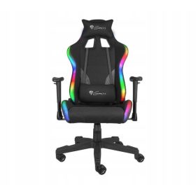 Sedia da gaming Genesis Trit 600 RGB, tessuto nero
