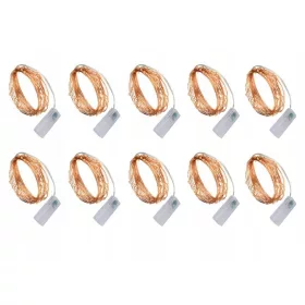    MICRO LED WIRES 20 LED a batteria, bianco caldo, set da 10 pz