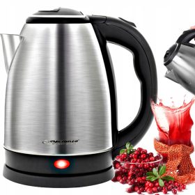    Bollitore elettrico Esperanza TKK102X 1800 W 1,8 l argento/grigio