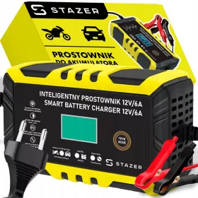    RADDRIZZATORE CARICA BATTERIA CON FUNZIONE RIPARAZIONE LCD AGM 12V 6A