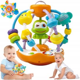    RANA PAZZA EDUCATIVA SENSORIALE INTERATTIVO SONAGLIO CANTA CANDELE